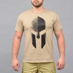 Футболка з принтом "GLADIATOR" KHAKI (Бавовна) - Зображення 4