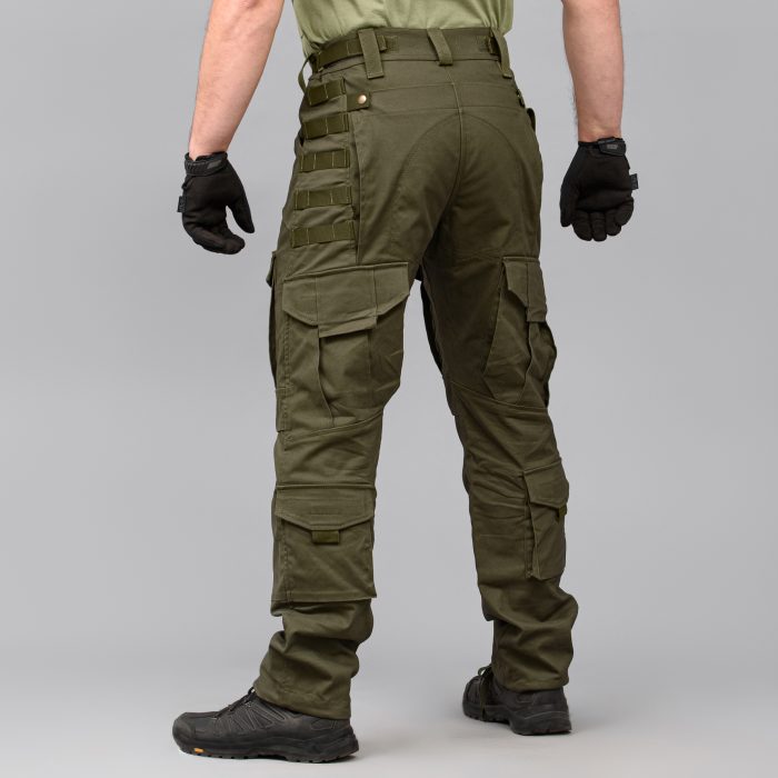 Штани тактичні "SHTORM" OLIVE (Джинс) - Зображення 1