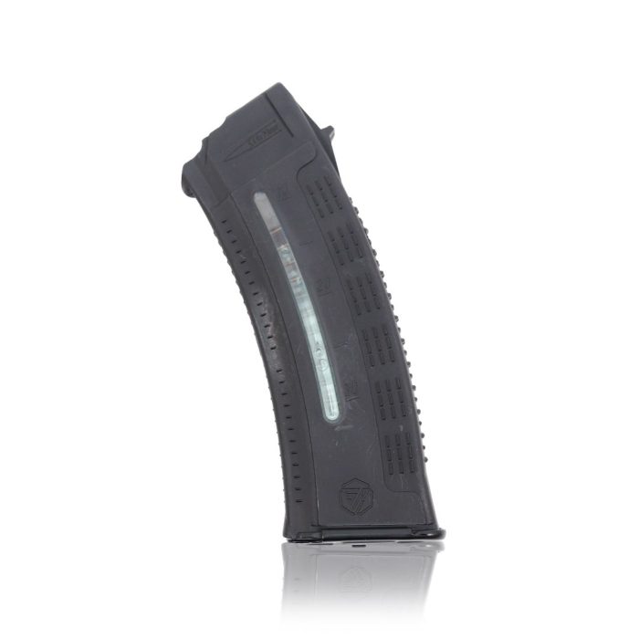 Магазин для АК коробчатий з вікном для контролю кількості заряду патронів чорний - Зображення 1