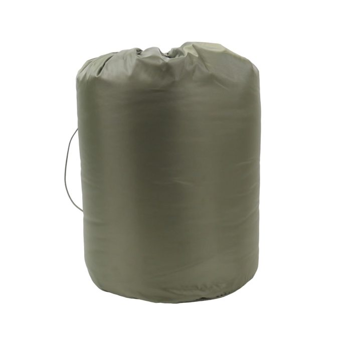 Спальний мішок з капюшоном 2.10х90 фліс олива зимовий - Зображення 6