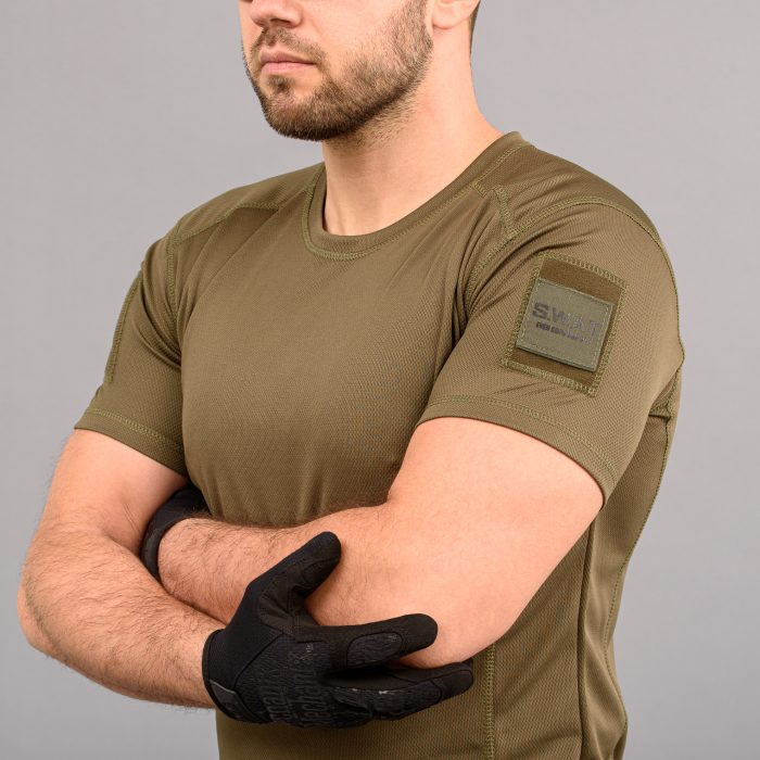 Термофутболка тактична "S.W.A.T." OLIVE (CoolPass) - Зображення 4