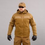 Толстовка з капюшоном "ANTITERROR II" COYOTE (Фліс + Мембрана)