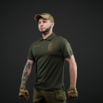 Тактична футболка поло олива Military (44р) - Зображення 6