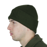 Шапка-балаклава в'язана на флісі олива - Зображення 2