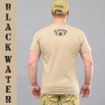 Футболка з принтом "BLACK WATER" KHAKI (Бавовна) - Зображення 3
