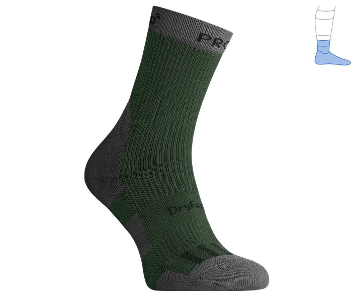 Демісезонні компресійні шкарпетки MidDry+ Олива/Сірий - Зображення 1