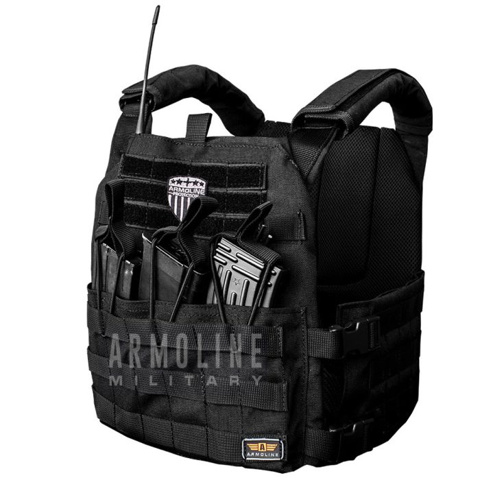 Плитоноска Plate Carrier KARGO BLACK (Cordura) - Зображення 1