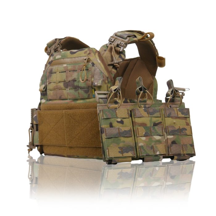 Плитоноска Kiborg GU Gen.2 + з'ємна панель для трьох магазинів Мультикам - Зображення 3