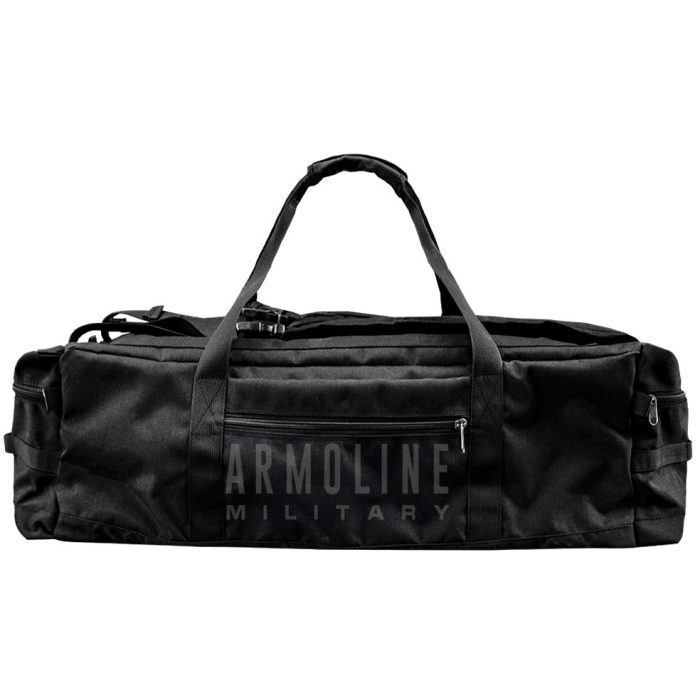 Сумка-рюкзак армійський 80л. "Кочівник" BLACK (Cordura) - Зображення 4
