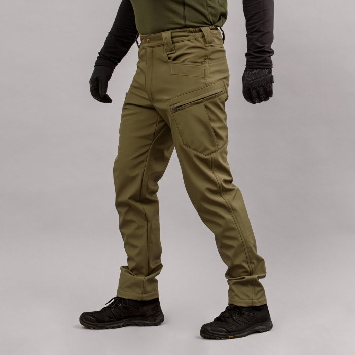 Штани "URBAN SCOUT" OLIVE (SoftShell) - Зображення 2