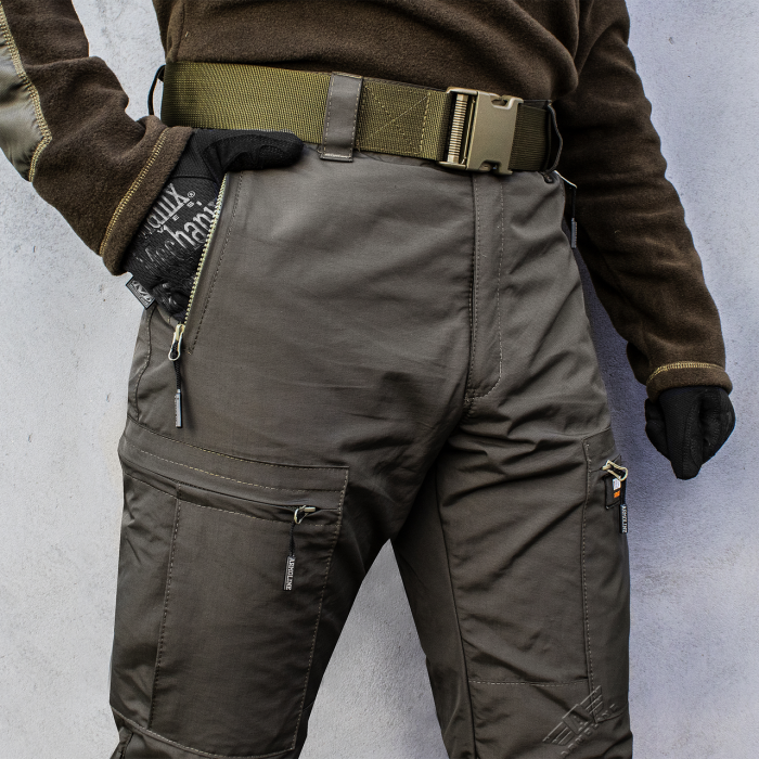 Комплект "TRAVEL DEFENCE" 3 в 1 АНОРАК OLIVE (Таслан + Мікрофліс) - Зображення 5