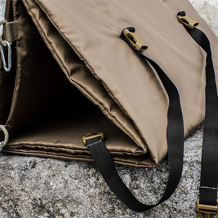 Каремат похідний "АРМІЙСЬКИЙ" COYOTE (Плащівка + Пінополіетилен) - Зображення 5