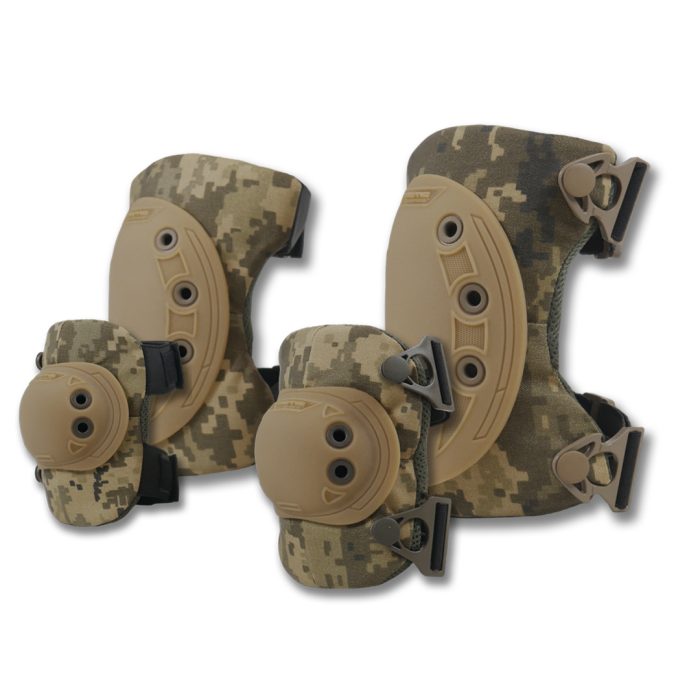 Комплект наколінники + налокітники Kiborg (Піксель) - Зображення 1