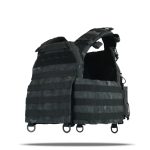 Плитоноска Kiborg GU Gen.2 + з'ємна панель для трьох магазинів Чорний Мультикам - Зображення 4