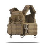 Плитоноска Kiborg GU Gen.2 + з'ємна панель для трьох магазинів Койот