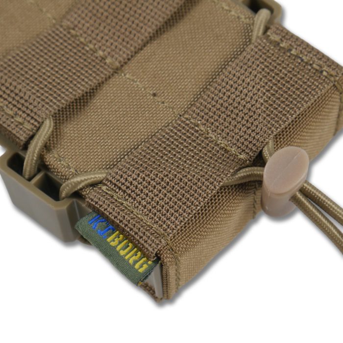Посилений підсумок Kiborg GU Single Mag Pouch Койот - Зображення 9