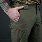 Тактичні літні штани GECON BR | Nylon-Stretch | Колір олива - Зображення 9