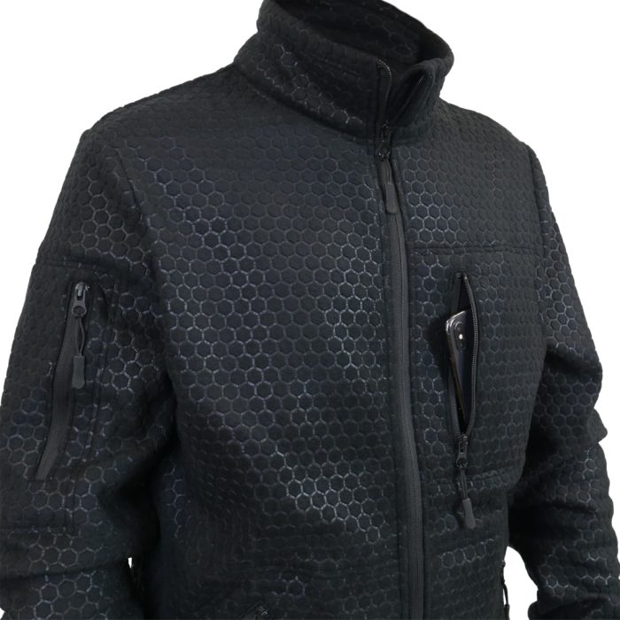 Флісова кофта чорна Militex mod. 4 - Зображення 4