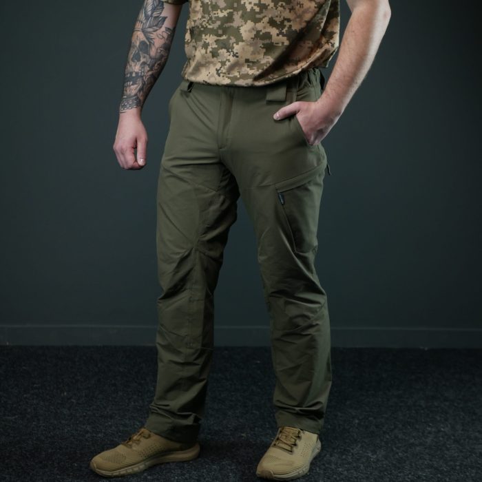 Тактичні літні штани GECON BR | Nylon-Stretch | Колір олива - Зображення 6