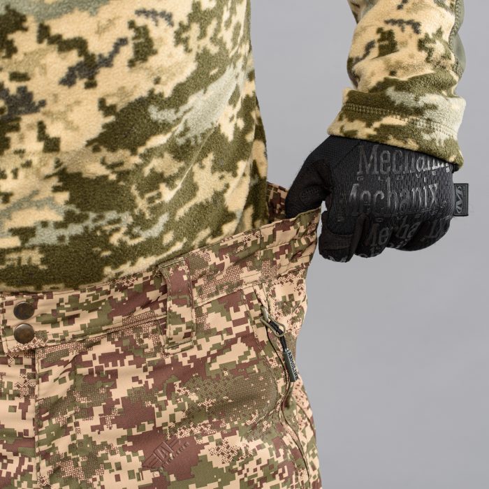 Комплект мілітарі "TRAVEL DEFENCE" 2 в 1 ХИЖАК ПІКСЕЛЬ (Таслан + Мікрофліс) - Зображення 12