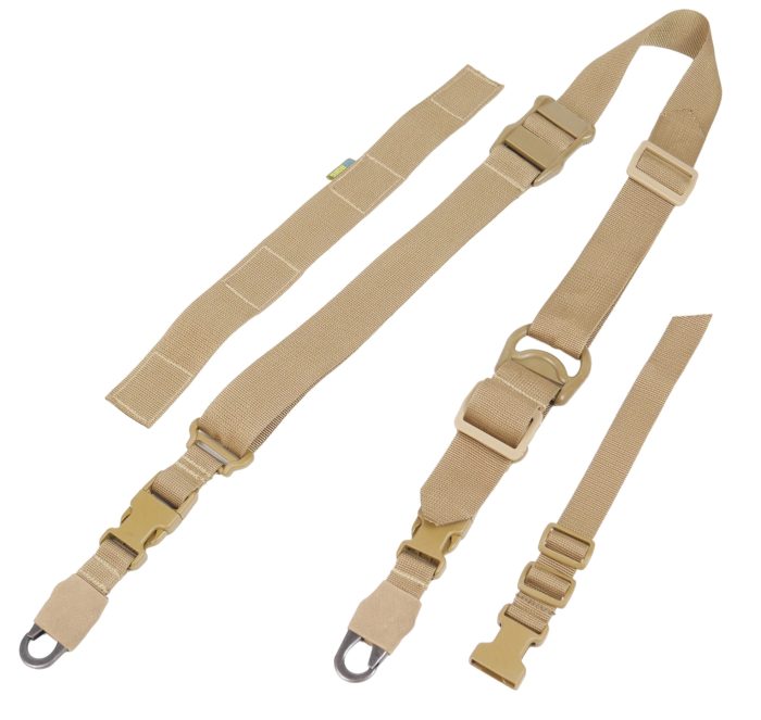 Ремінь 2-точковий Kiborg G-2 з системою швидкого регулювання Triple-X (Койот) - Зображення 1