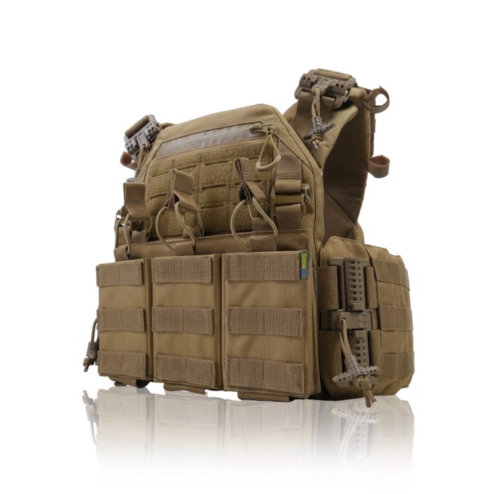 Плитоноска Kiborg GU Gen.2 + з'ємна панель для трьох магазинів Койот - Зображення 6