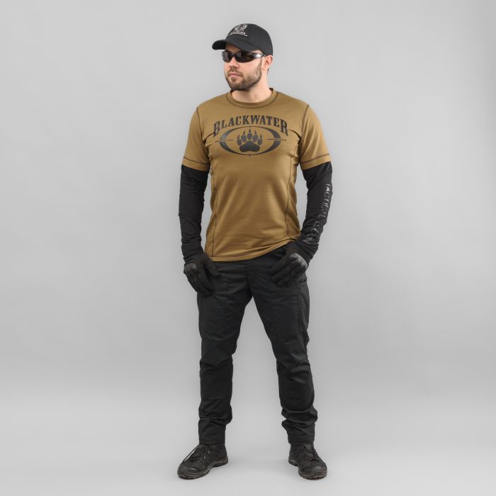 Футболка з рукавами "BLACK WATER" KHAKI (Трикотаж) - Зображення 7