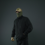 Тактична вітрозахисна флісова кофта Militex mod. 5 Чорна - Зображення 8