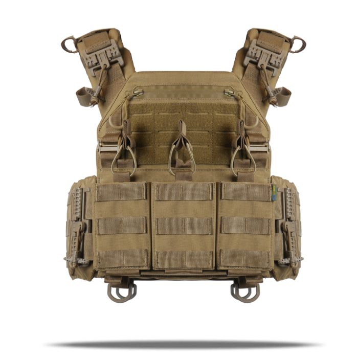 Плитоноска Kiborg GU Gen.2 + з'ємна панель для трьох магазинів Койот - Зображення 2