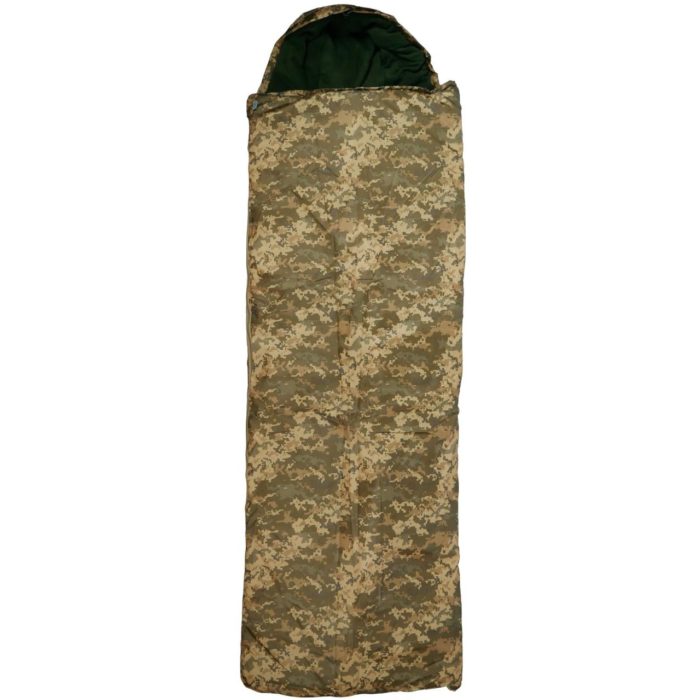 Спальний мішок з капюшоном 2,100х0,750 фліс піксель - Зображення 1