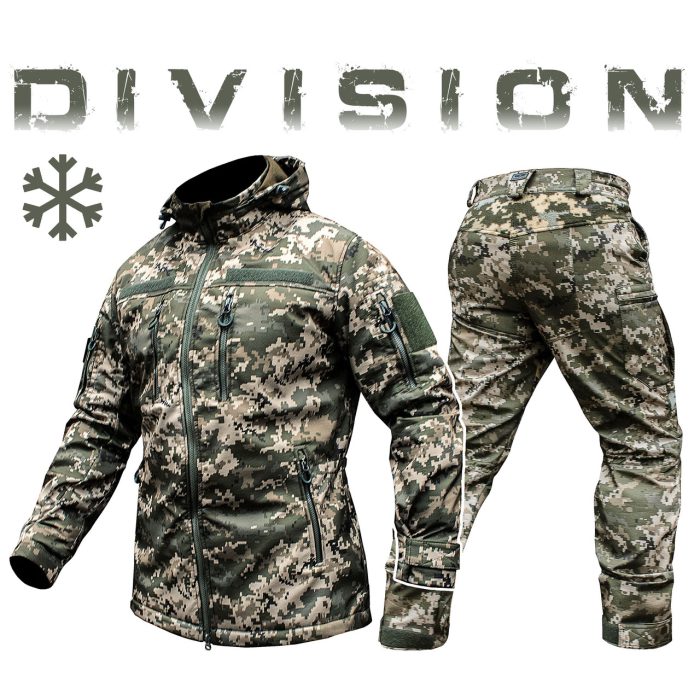Комплект зимовий "DIVISION" УКРПІКСЕЛЬ ММ14 (SoftShell) - Зображення 1