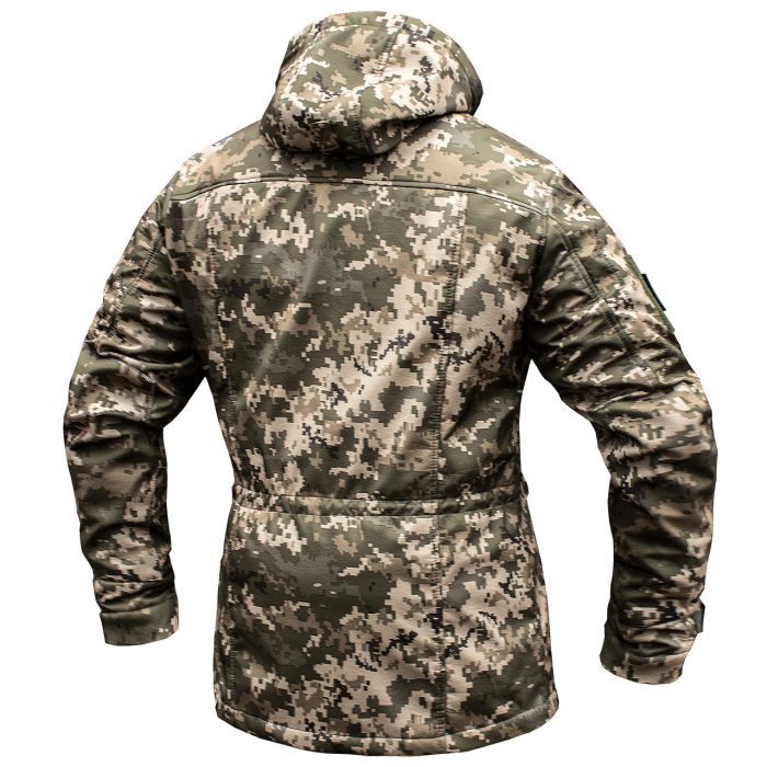 Куртка зимова SoftShell "DIVISION" + толстовка флис (ММ14 УКРПІКСЕЛЬ) 2 в 1 - Зображення 3