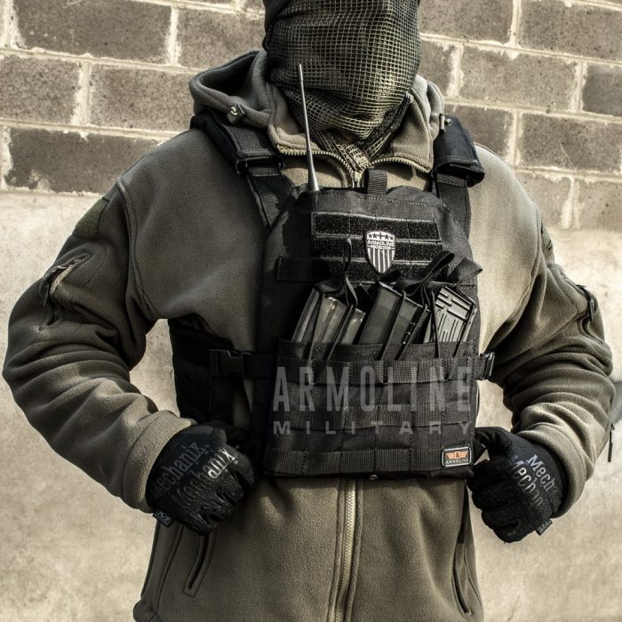 Плитоноска Plate Carrier KARGO BLACK (Cordura) - Зображення 7