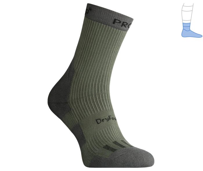 Демісезонні компресійні шкарпетки MidDry Олива/Сірий - Зображення 1