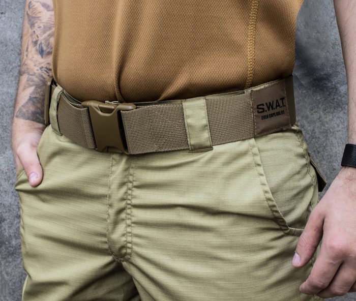 Ремінь тактичний м'який (5 см) S.W.A.T. G2 COYOTE (Поліамід) - Зображення 5