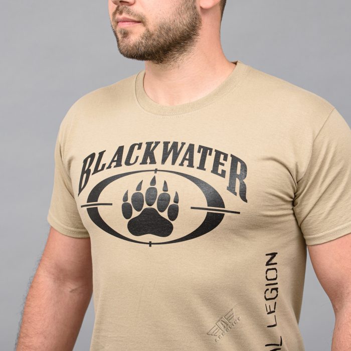 Футболка з принтом "BLACK WATER" KHAKI (Бавовна) - Зображення 5