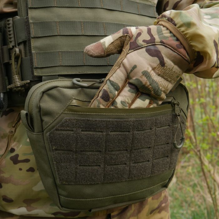 Сумка-напашник XL Kiborg GU Cordura з NIR-просоченням (Хакі) - Зображення 8