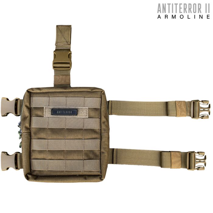 Підсумок на стегно "ANTITERROR II" COYOTE (Cordura) - Зображення 1