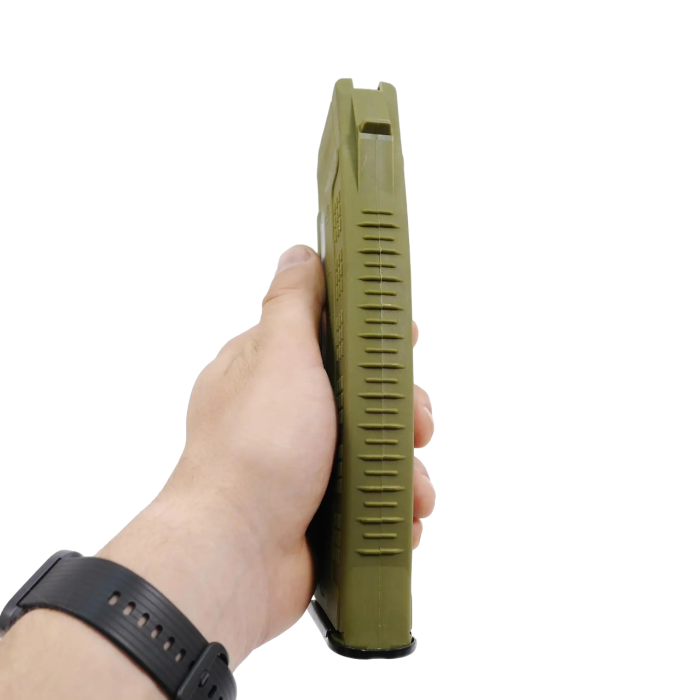 Магазин для АК коробчатий з вікном для контролю кількості заряду патронів олива - Зображення 3