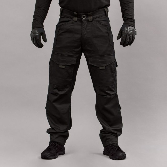 Штани тактичні "SHTORM" BLACK (Canvas) - Зображення 3