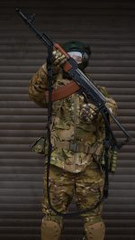 Ремінь 3-х точковий для АК,РПК Чорний - Зображення 7