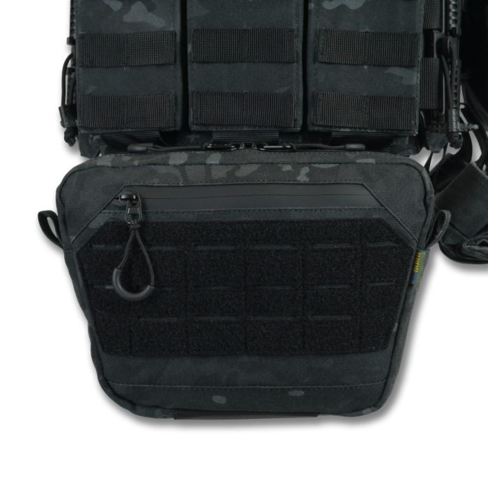 Комплект плитоноска Kiborg GU Gen.2 + 6 підсумків Чорний Мультикам - Зображення 8