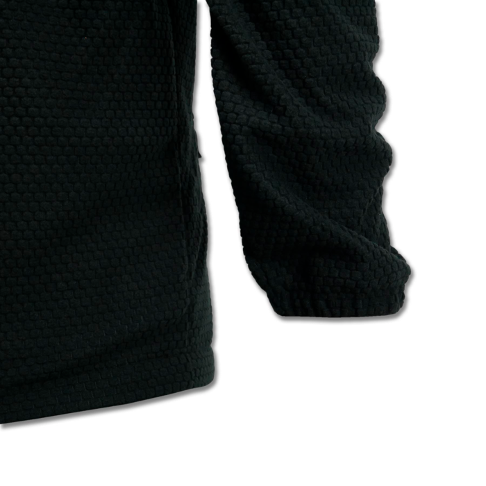 Тактична вітрозахисна флісова кофта Militex mod. 5 Чорна - Зображення 6