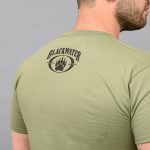 Футболка з принтом "BLACK WATER" OLIVE (Бавовна) - Зображення 5