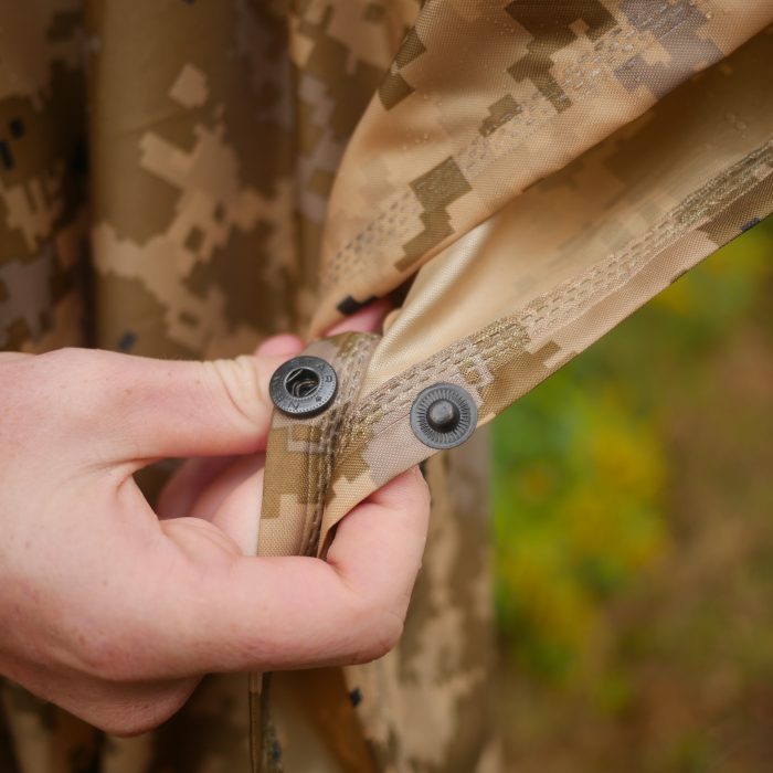 Пончо-дощовик Kiborg із запаяними швами Піксель - Зображення 10