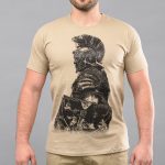 Футболка з принтом "LEGION" KHAKI (Бавовна) - Зображення 4