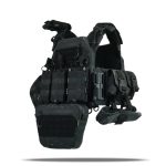 Комплект Kiborg Плитоноска GU gen.2 + 8 підсумків Чорний Мультикам