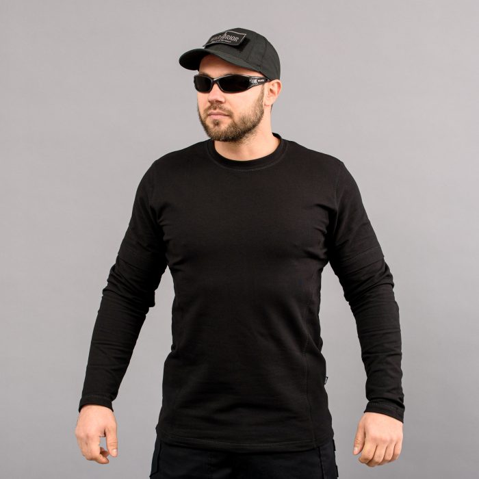 Футболка з рукавами "BLACK" (Трикотаж) - Зображення 1