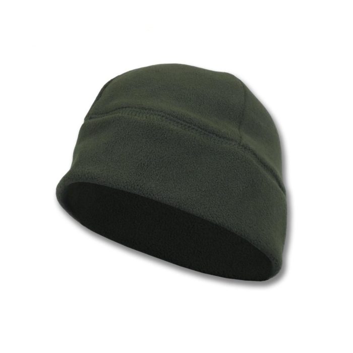 Шапка флісова олива - Зображення 2