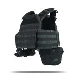 Комплект плитоноска Kiborg GU Gen.2 + 6 підсумків Чорний Мультикам - Зображення 4